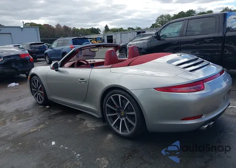 2013 Porsche 911 Carrera 4S z USA, uszkodzony, nr VIN WP0CB2A9XDS155813